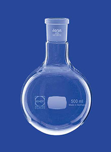 Round flask 1000ml, narrwo neck with rim