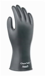 Gloves ChemTek, size 9 Butyl/FKM, 350 mm, pair, thickness 0.3mm ***Export control***