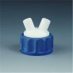   Multiple distributor for bottles S 40, 2x GL14, max.? 8mm PTFE/PPS