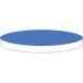  Septa N 17 silicone white/PTFE blue hardness 55° Shore A, septa thickn.1,5mm pack of 100