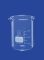 Beaker, low form, 150 ml with division and drain