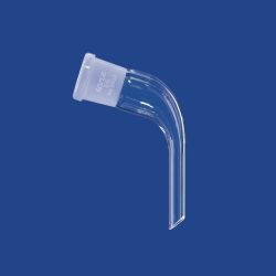 Delivery adapter curved, cone/socket NS 24/29