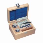   Weight kit E2, 1g...2kg stainless steel, in wood box, incl. glove and tweezer