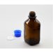 Bottle 500 ml, GL 32 amber glass with plastic coated, square