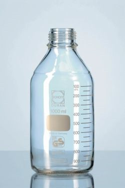 Premium bottle 100 ml, DURAN® graduated, PP w/o screw cap, GL 45