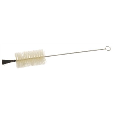 Flask brush 480mm, wire 360mm brush 120mm, ? 63mm, natural bristles