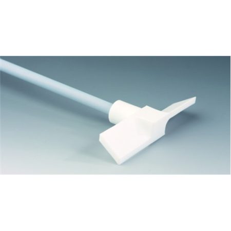 Stirrer shaft with one paddle 800 mm 8 mm wave, O.D. 80x20 mm PTFE