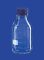   Laboratory bottle 250 ml, with DIN-thread cap and pouring ring PP, blue GL 45