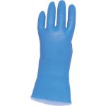   Gloves Jersette 301 Latex, size 10, blue, internal cotton cord, pair