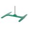 H-stand MINI length 210mm, width 200mm cast, green laquered