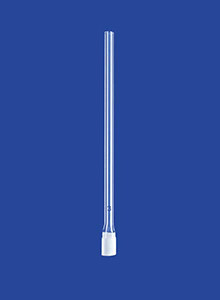 Filtering candle with tube, Boro 3.3 D.9xL.20 mm, por.3