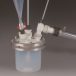   Flat flange lids, PTFE, central socket NS 29/32, side neck 3 x NS 29/32 Flange 170 / 146