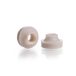 KECK Suction connector AS M8, silicone sealing, opaque