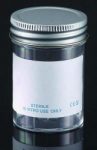   LLG-Sample containers 60ml, PS PS with metal flowed sterile, seal inert liner cap,pack of 60