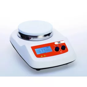   LLG-uniSTIRRER 5 pro, fűtőkeverő PT 1000-rel, tartórúddal és szorítóval, EU-csatlakozóval