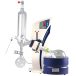   Rotation evaporator diagonal, Hahnvapor 20-280 l/min, integr.digital thermometer, incl.warming bath, heating: 1000W