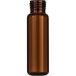   Headspace thread bottles 20 ml brown glass, round bottom, 75,5 x 22,5 mm, pack of 100
