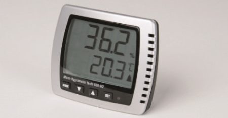 Electronic Hygrometer ABS, B 120mm x H 89mm x 40mm