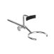   Supporting fork 400 mm, 18/10 steel shaft 250x15mm, with vertical and centric holder