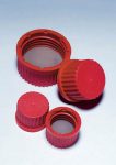 Screw cap GL 45 with PTFE coated sealing PBT