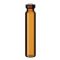   LLG-krimpes nyak kis üveg ND 8, 1.2 ml OD 8.2 mm, külső szélesség. 40 mm, barna, lapos alj, csomag: 100