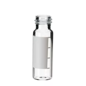   LLG menetes flakon 4 ml, átlátszó 45 x 14,7 mm, írómezővel és töltésjelzéssel, 100 db-os kiszerelésben