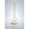   Vol.flask 500 ml, amber glass NS 29/32, white graduated, DURAN, mistake tolerance +/- 0,6ml, w/o stopper