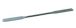 Double spatula 150 mm curved, stainless steel