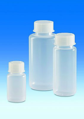 Wide mouth bottle 1000 ml PP, with screw cap