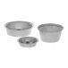Disposable alu dishs 110 ml 99 mm diam., pack of 100