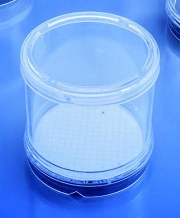 LLG-Microb. monitor 0.45µm, 56 mm nitrocellulose, fehér.fekete rács, 100 ml vol, steril, csomag: 50
