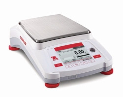 Precision balance Adventurer® AX523/E 520 g / 1 mg, external calibration weighing plate dia. 130mm