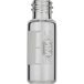   Crimp neck vial N 11, 1.5 ml O.D.: 11.6 mm, hight 32 mm, clear, flat bottom, with writing field and mark,silanated, pack of 100