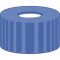   Screw caps N 9, blue PP, with centre hole 5.5 mm, sealing discs: silicone rubber/PTFE white/red pack of 100