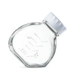   TILT media bottle 500ml, clear with division, GL 56, with screw-cap white (PP)