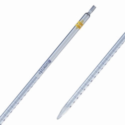 LLG-Measuring pipettes 5 ml, soda-lime glass class AS, blue grad., 360 mm pack of 10