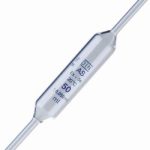   LLG-Volumetric pipettes 2 ml, soda-lime glass class AS, blue grad., 330 mm, conformity batch certified pack of 10
