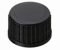   LLG-Screw-caps 18mm, PP black, closed, Butyl red/PTFE grey, 55° shore A, 1,6mm, pack of 100