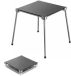 Stainless 4-foot with Ceramic plate 120x120 mm