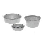 Bochem Aluminum bowls 125 ml, round pack of 100