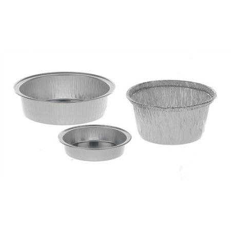 Disposable alu dishes 125 ml 96 mm ?, pack of 100