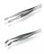 Forceps 105 mm, curved stainless steel, self-tightening