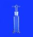   Gas washing bottle 1.000 ml n. Woodturning Filter plate Por.1, GL 14, attachment manufactured made of DURAN® tube, borosilicate glass 3.3
