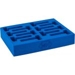   Blue rubber-foam adapter for processing Bead Tubes with Vortex-Genie 2