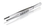 Tweezers 115 mm, blunt/straight steel electroplated