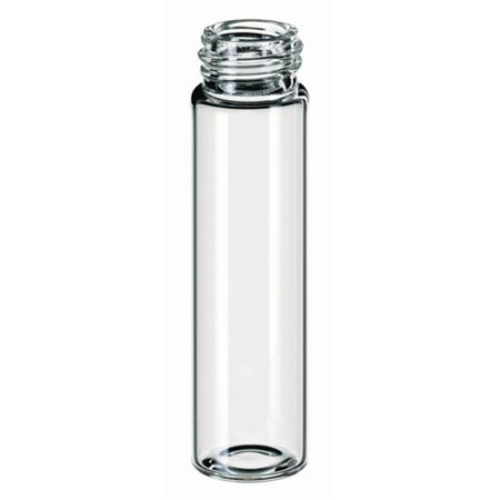 LLG-Thread bottles 8 ml thread 15-425, 61x16,6 mm clear glass,1st.hydrol.cl., pack of 100