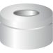 Alu- rim caps N 11, silver hole w. O-ring, Alu-Septum, TPF,