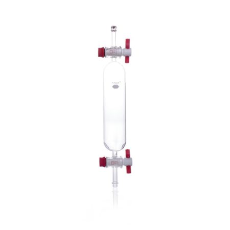 Gas Collecting Tube 250 ml with PTFE Stopcocks, cl. A, borosilicate glass