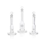   Micro-Flask 10 ml, cl.A w. glass Pennyhead stopper, hexagonal base, pack of 6