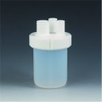 Micro reaction vessel 500ml 3xGL25, PFA/PTFE